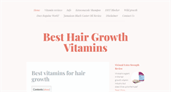 Desktop Screenshot of besthairgrowthvitamins.com